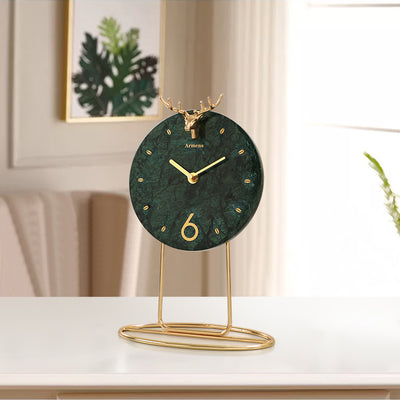 Light Luxury Marble Decoration Clock