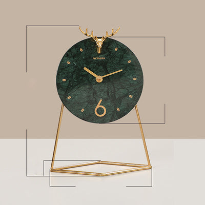 Light Luxury Marble Decoration Clock