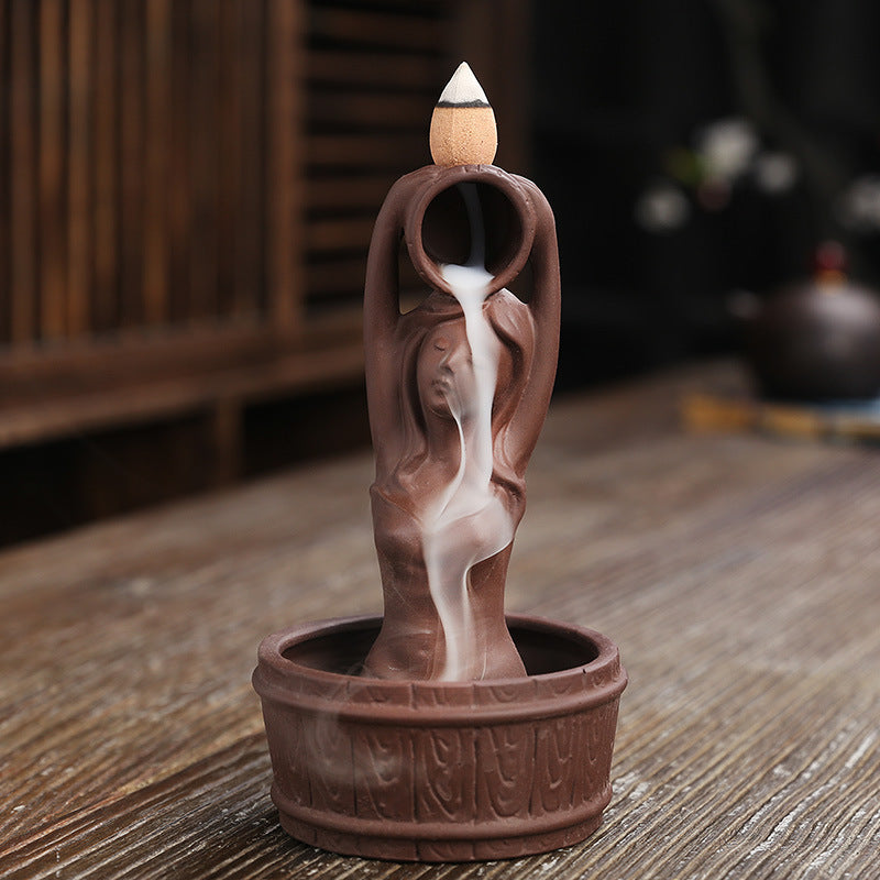 Cigarette Backflow Incense Burner Decoration