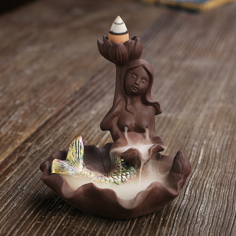 Cigarette Backflow Incense Burner Decoration