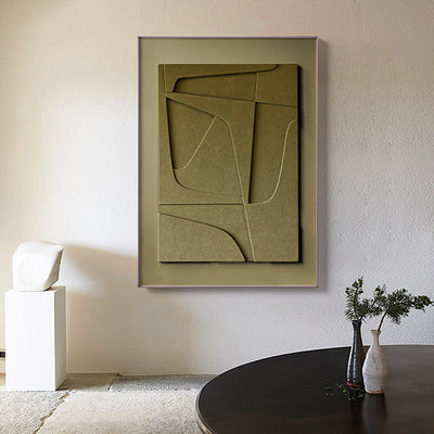 Silent Geometric Hanging Painting