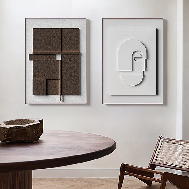Silent Geometric Hanging Painting