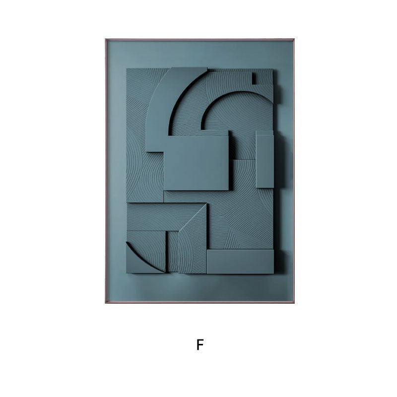 Silent Geometric Hanging Painting