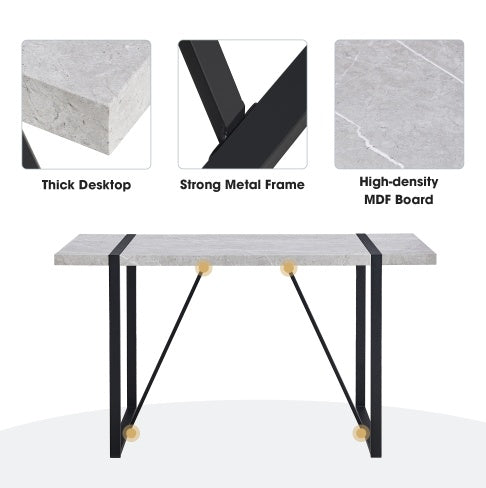 Rectangular Dinner Table For Dining Room.
