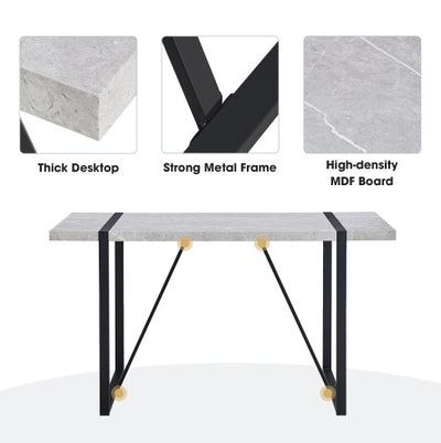 Rectangular Dinner Table For Dining Room.