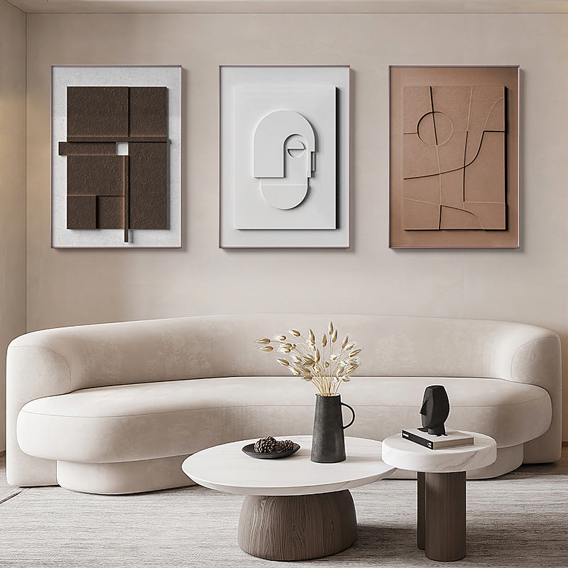 Silent Geometric Hanging Painting